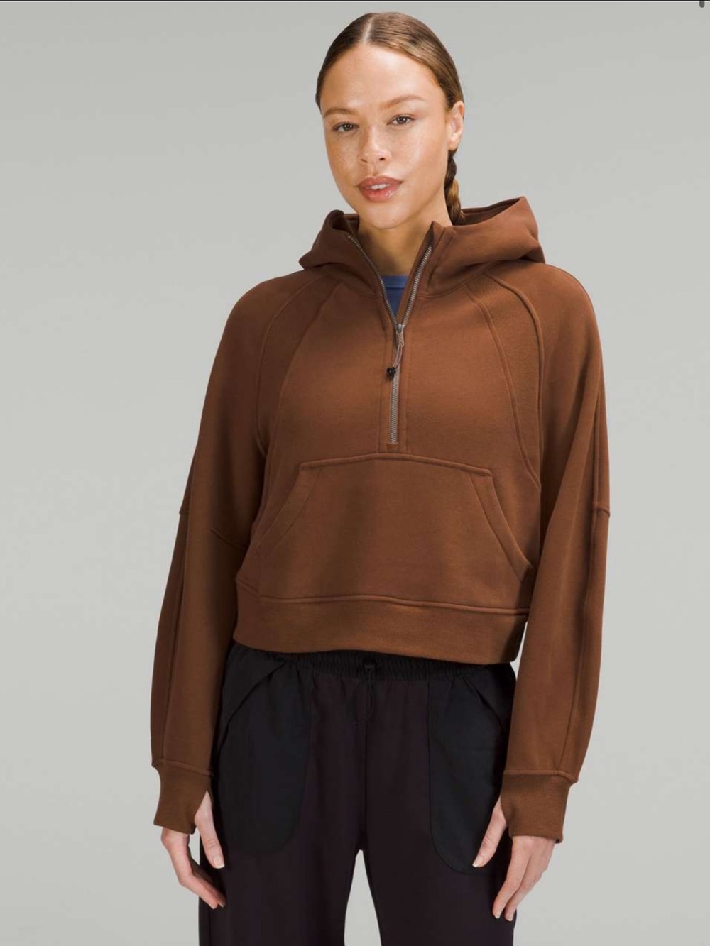 Lululemon Scuba Oversized Half-Zip Hoodie
Roasted Brown W3DM4S *flaw* M/L